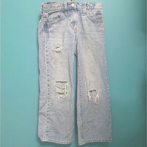 Light Blue Distressed Jeans